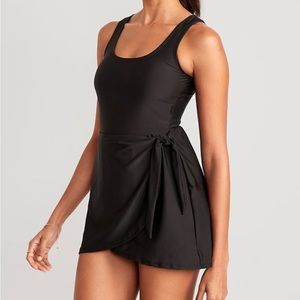NWT - Viral Old Navy Wrap-Front Swimsuit Dress 3x